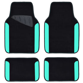 CAR PASS front packaging view showing black mint mats, highlighting protection