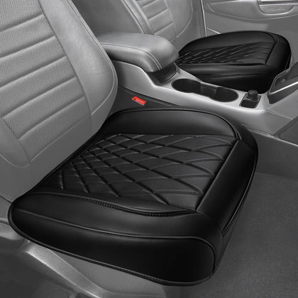 CAR PASS front view showing full-wrapped seat cover and sleek fit