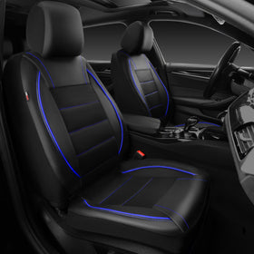 CAR PASS front seat cover installed showing neat fit and protection