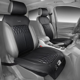 CAR PASS front view showing cover protecting seat and preserving controls