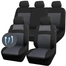 CAR PASS front seat cover full set shown protecting interior and improving style