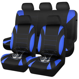 CAR PASS front seat cover full view showing waterproof protection