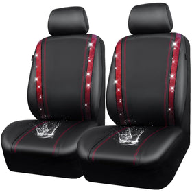 CAR PASS full front seat cover installed showing glam protection