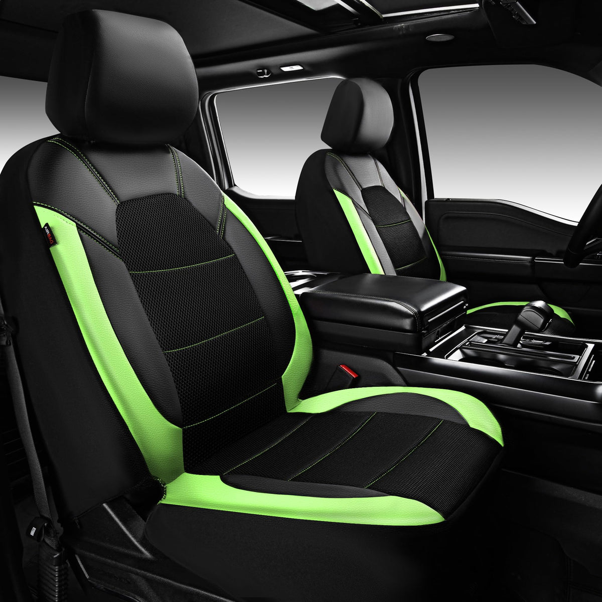 CAR PASS full front seat cover installed showing style and protection