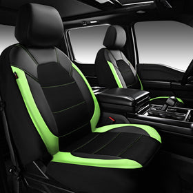 CAR PASS full front seat cover installed showing style and protection