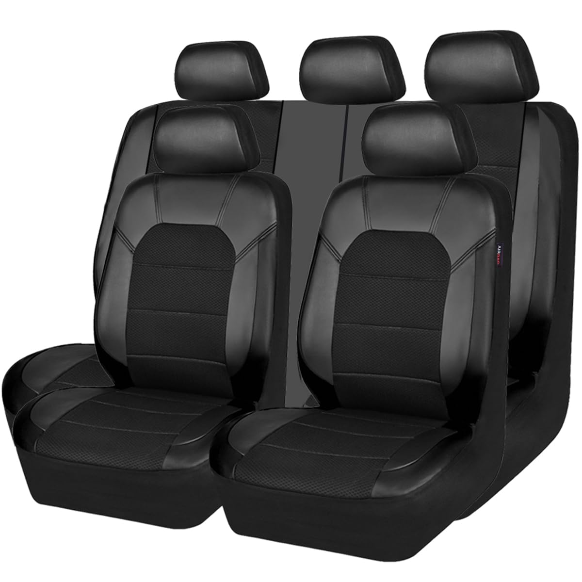CAR PASS front seat cover full view showing protective fit and stylish finish