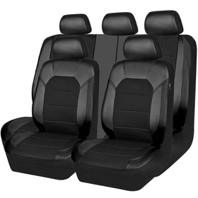 CAR PASS front seat cover full view showing protective fit and stylish finish