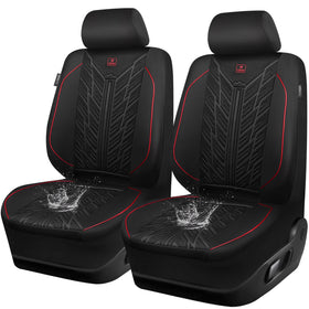 CAR PASS full front seat cover installed showing complete protection and fit