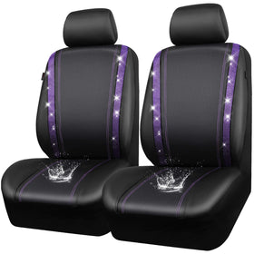 CAR PASS front seat covers full view showing glamorous protection