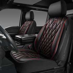 CAR PASS full front seat covers installed showing protectiveness and style
