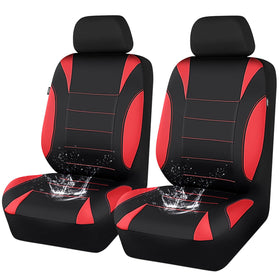 CAR PASS front seat cover overview showing fit and protection