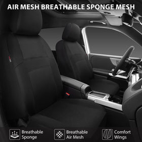 CAR PASS installed on front seats showing improved interior and protective coverage