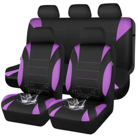 CAR PASS front seat full set installed showing waterproof protection and neat look