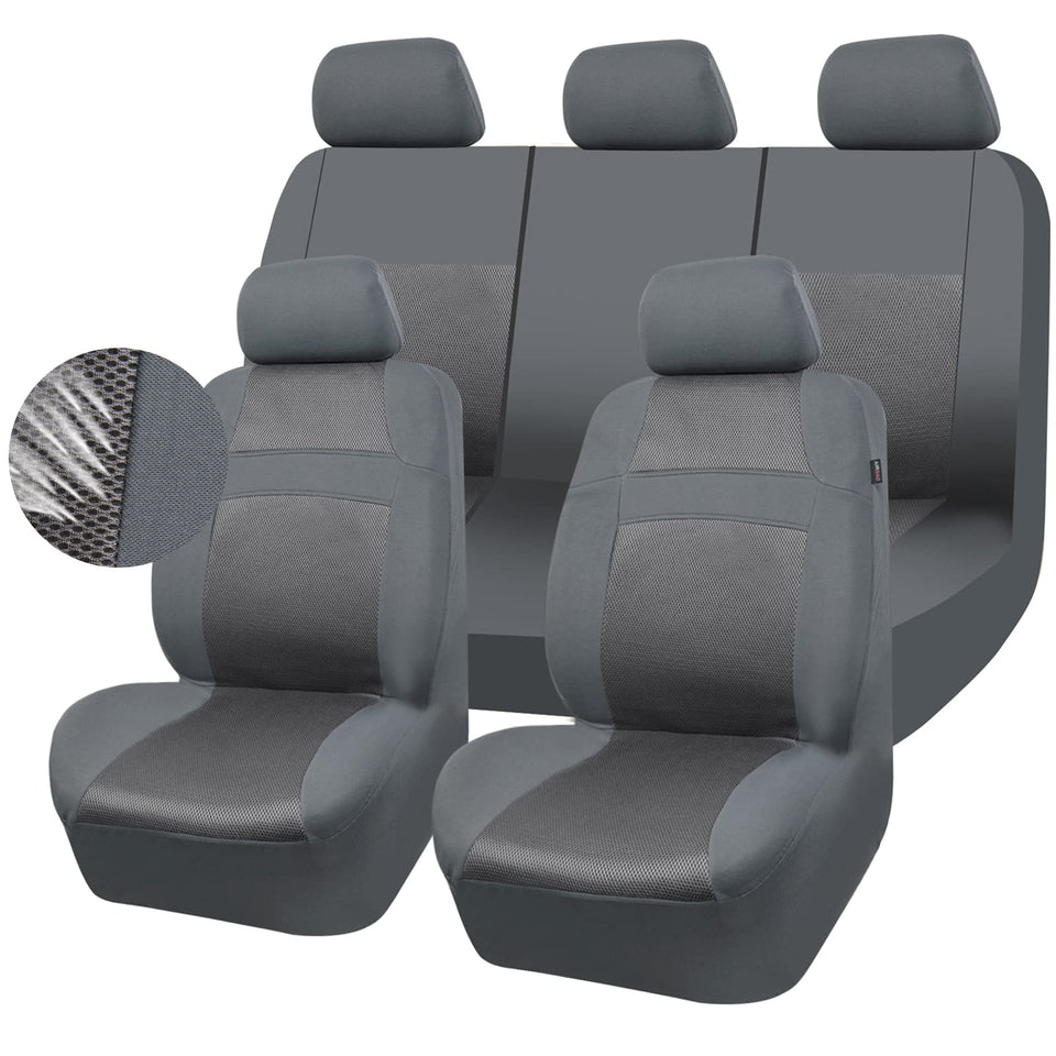 CAR PASS front seat full set installed showing clean modern protection and easy fit