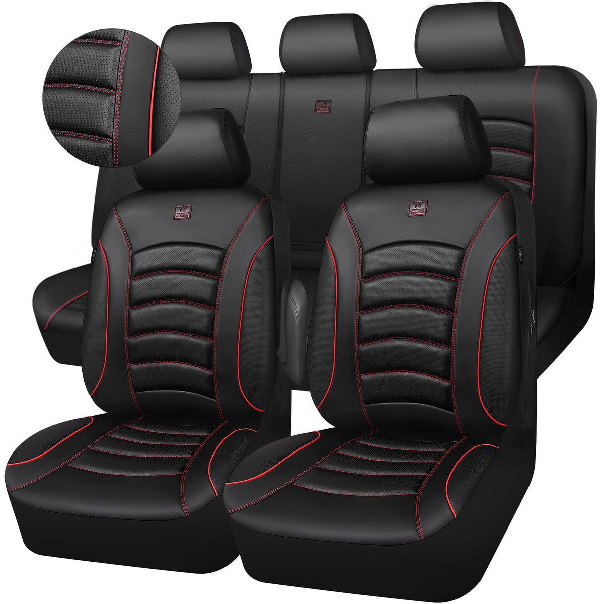 CAR PASS front seat full set showing premium finish and coverage benefit