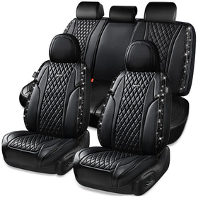 CAR PASS front seat full view showing waterfall sparkle and snug fit for style
