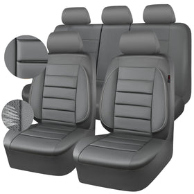 CAR PASS front seat full view showing elegant gray protection and clean look