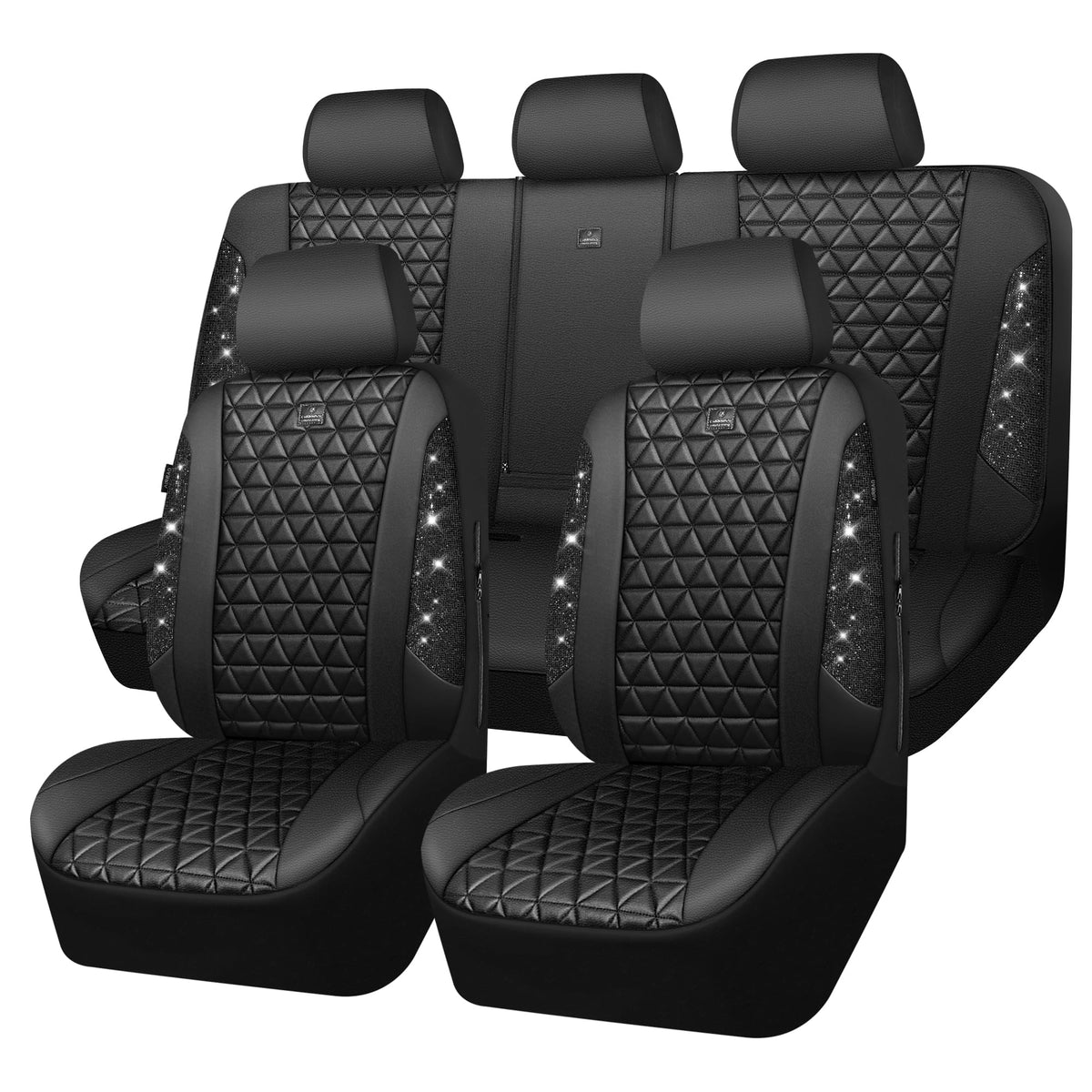 CAR PASS front seat full view showing sparkling protection and style