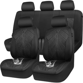 CAR PASS front seat full view showing complete waterproof protection and sleek look