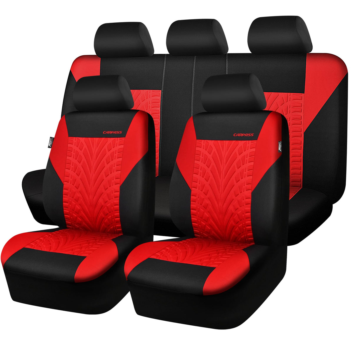 CAR PASS front seat full set installed showing stylish protection