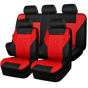CAR PASS front seat full set installed showing stylish protection