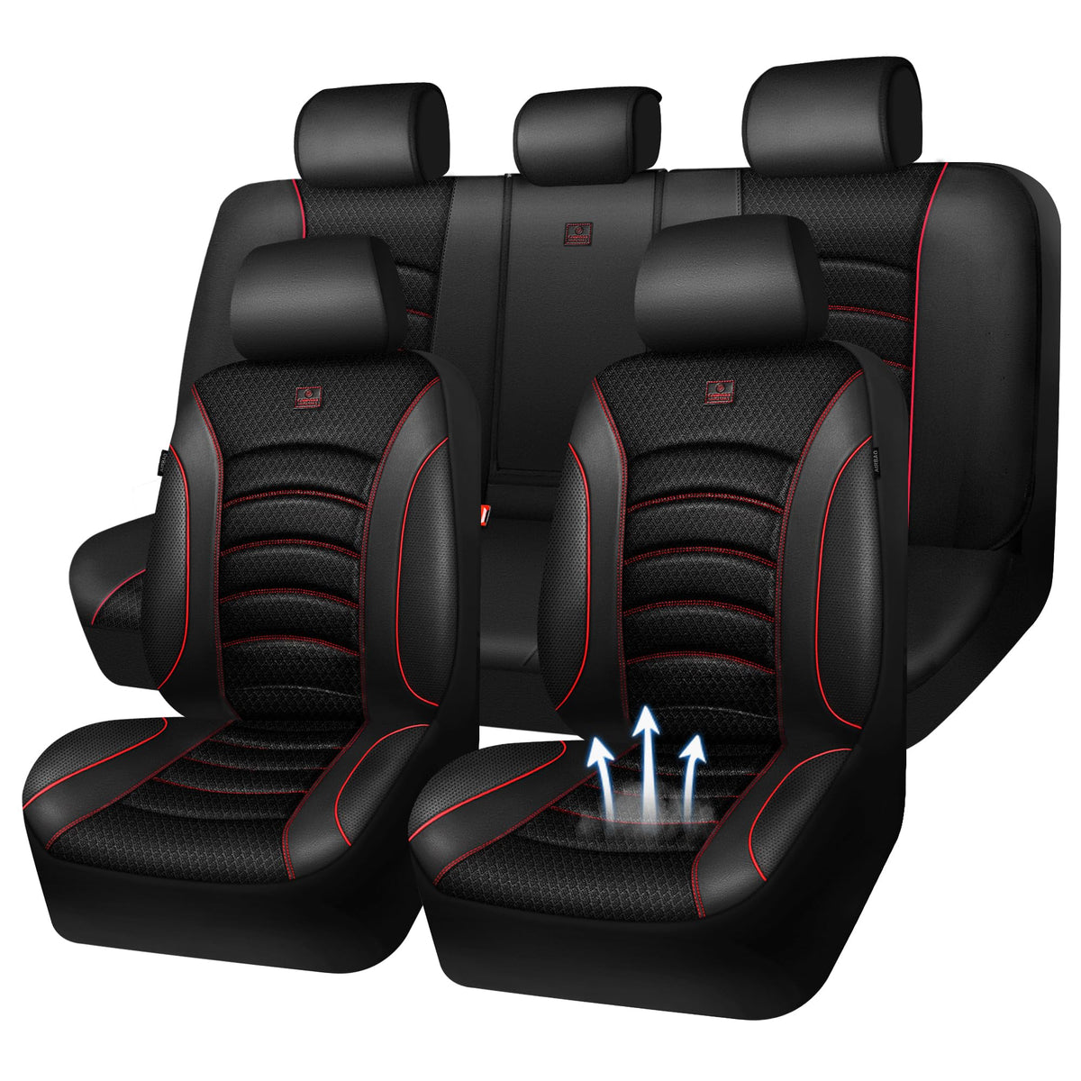 CAR PASS front seat overview showing full cover and neat finish, enhances cabin style