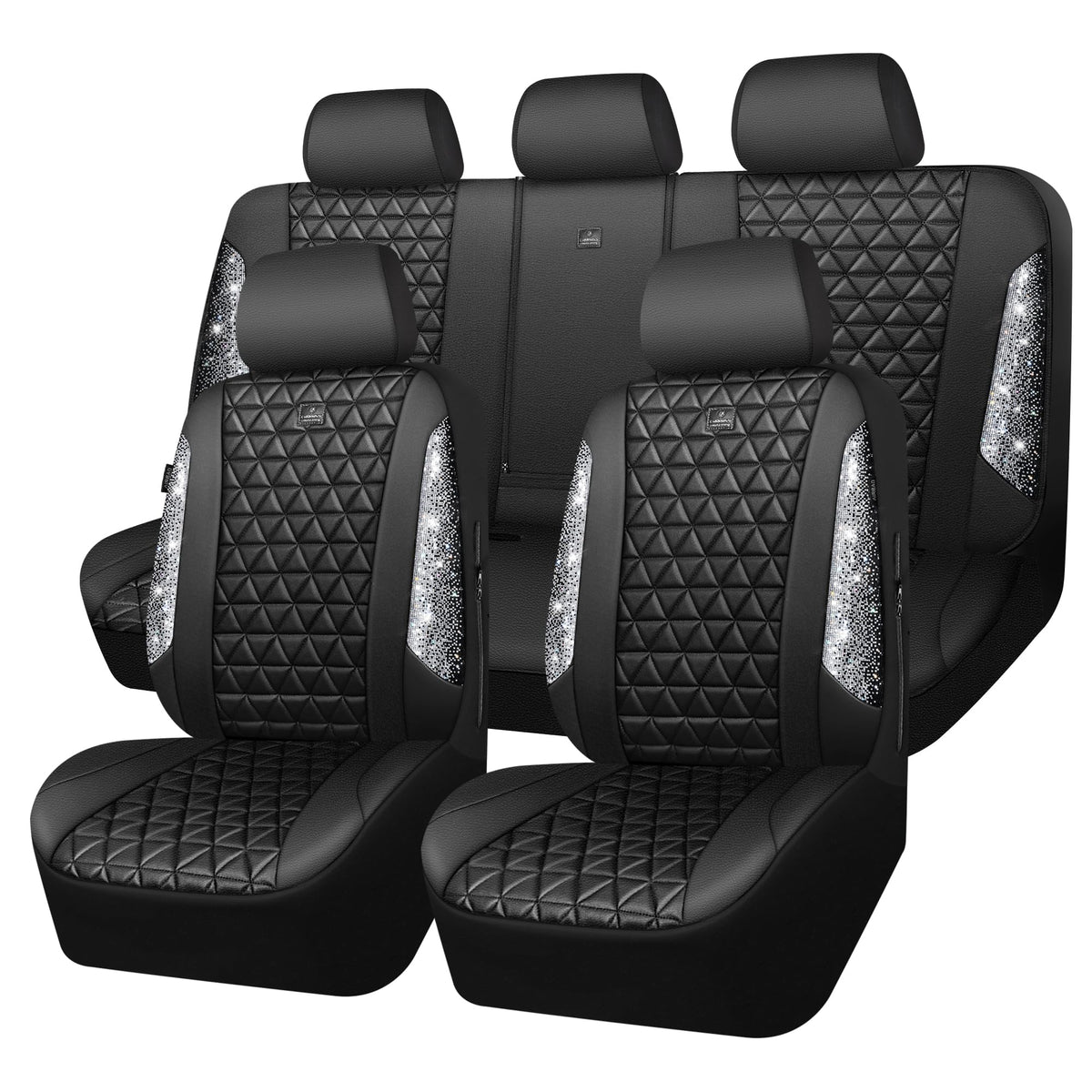 CAR PASS front seat packaging showing full covered set and benefits