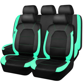 CAR PASS front seat view showing full set installed and stylish protection