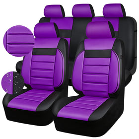 CAR PASS front view showing purple black seats and upgraded look
