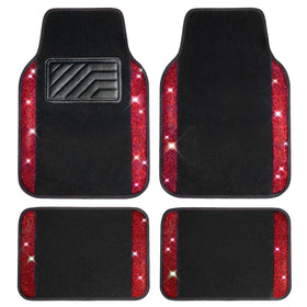CAR PASS front view showing full mat set and glamorous finish