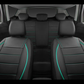 CAR PASS full back seat installed showing coverage and two-tone look
