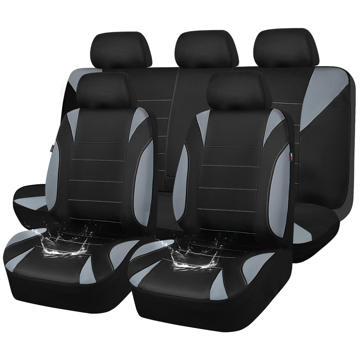 CAR PASS front seat view installed showing full coverage and neat finish for protection