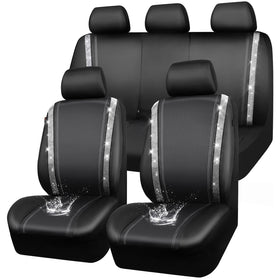 CAR PASS full front view of seat covers showing sparkling style and protection
