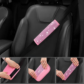 CAR PASS full kit installed in car showcasing coordinated pink interior