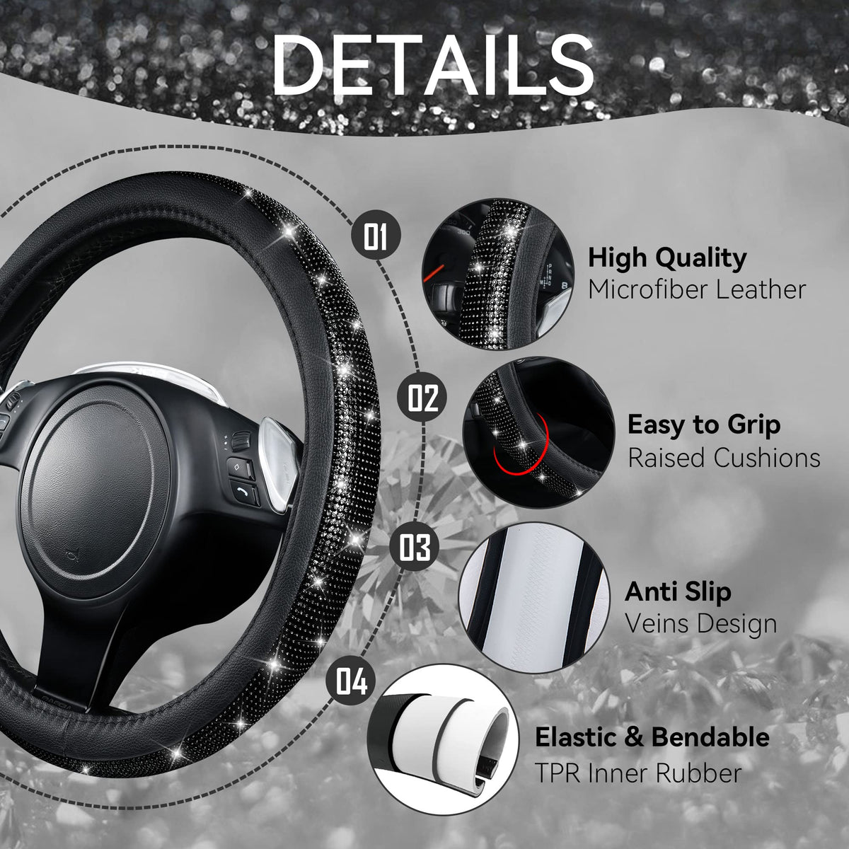 CAR PASS gear knob cover detail enhancing shift look and feel