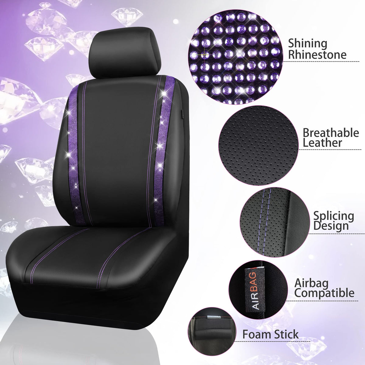 CAR PASS headrest and attachment detail showing easy removable fit