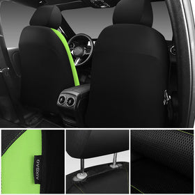 CAR PASS headrest cutout visible for easy reattachment and fit