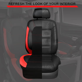 CAR PASS headrest and seatbelt openings showing airbag compatibility and access benefit