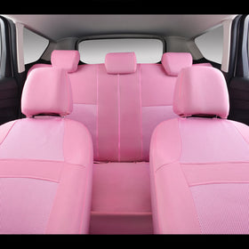 CAR PASS headrest and zipper detail showing airbag-safe access