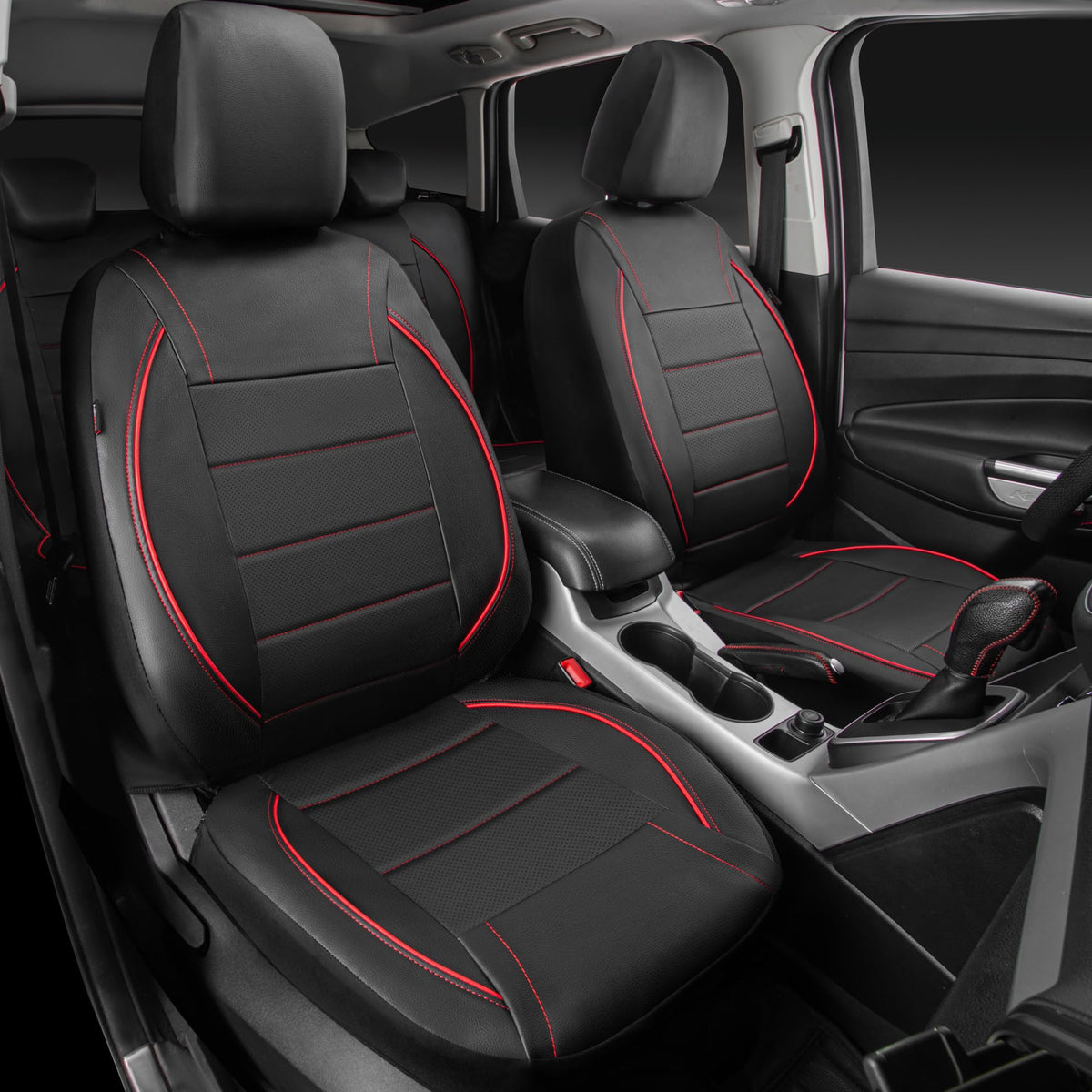 CAR PASS headrest covers arrangement showing neat look and easy swap
