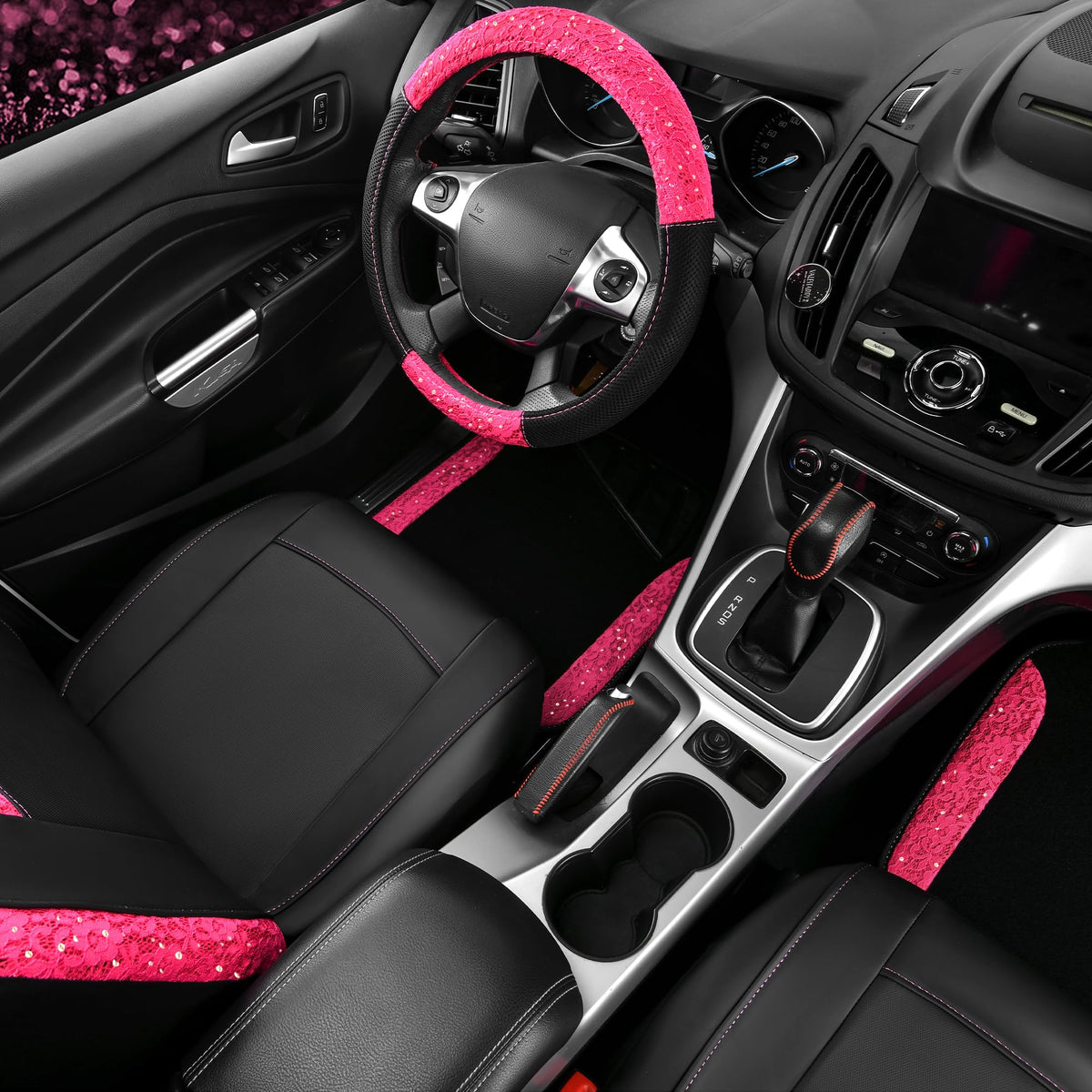 CAR PASS headrest covers group providing coordinated style and hygiene
