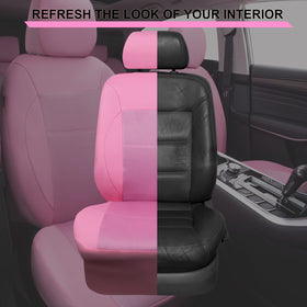 CAR PASS five headrest covers displayed for cohesive cabin coordination