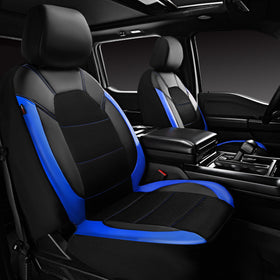 CAR PASS headrest covers set highlighting coordinated look and easy swap