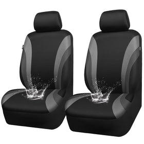 CAR PASS headrest covers set completing cohesive interior protection