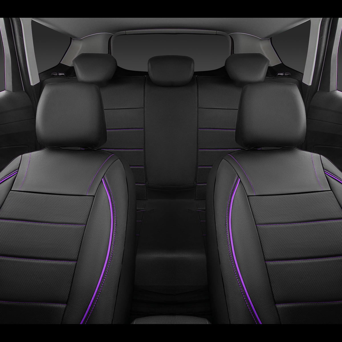 CAR PASS headrest openings and clips ensuring airbag compatibility