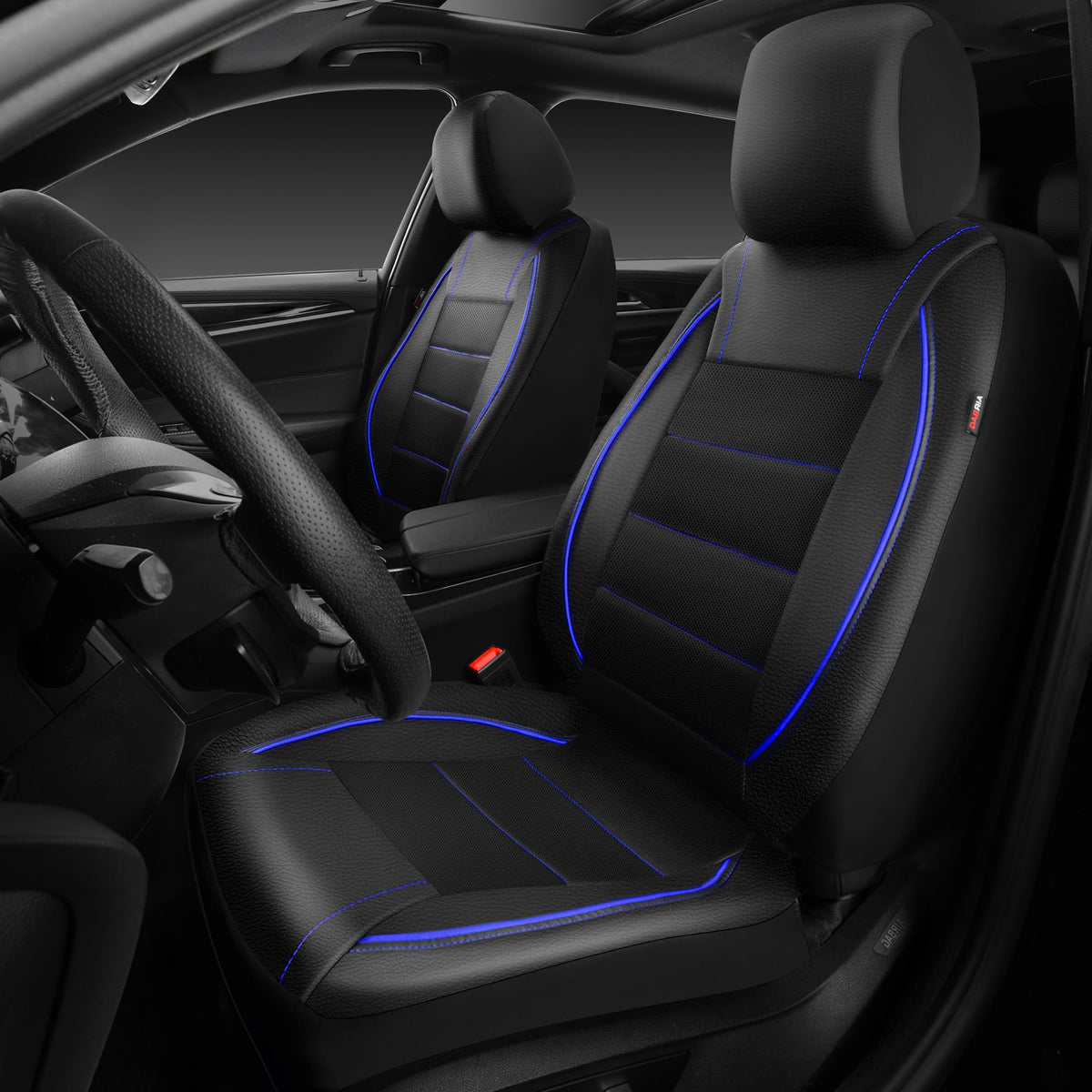 CAR PASS headrest cover reserved hole for fast removal and fit