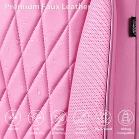 CAR PASS separate headrest cover detail allowing easy adjustment and fit