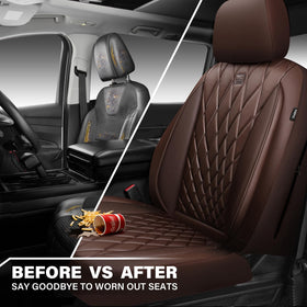 CAR PASS separate headrest covers allow adjustment and maintain safety fit