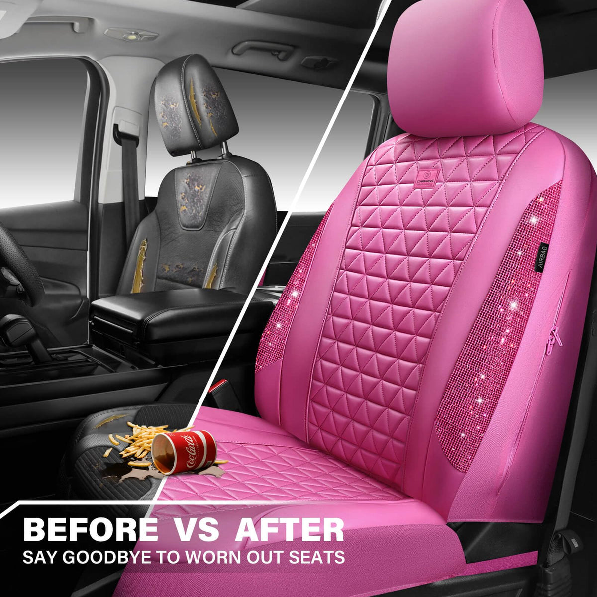 CAR PASS armrest zipper access showing convenient armrest compatibility