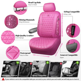 CAR PASS rear bench cover displayed for full-seat protection and color pop